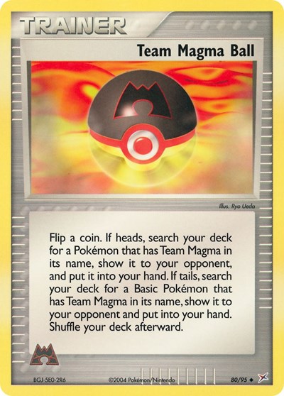 Team Magma Ball #80 Team Magma vs Team Aqua