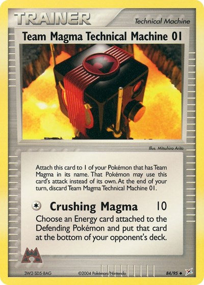 Team Magma Technical Machine 01 #84 Team Magma vs Team Aqua