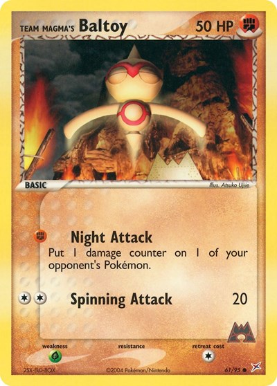Team Magma's Baltoy #61 Team Magma vs Team Aqua
