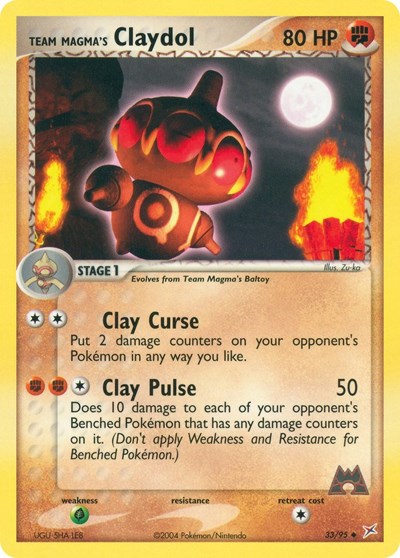Team Magma's Claydol #33 Team Magma vs Team Aqua