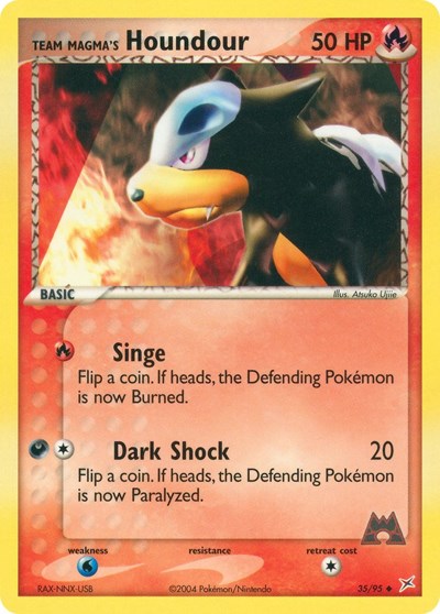 Team Magma's Houndour #35 Team Magma vs Team Aqua