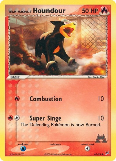 Team Magma's Houndour #62 Team Magma vs Team Aqua