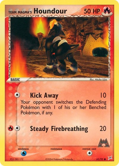 Team Magma's Houndour #63 Team Magma vs Team Aqua