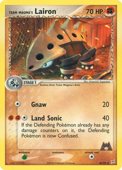 Team Magma's Lairon #36 Team Magma vs Team Aqua