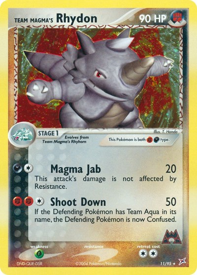 Team Magma's Rhydon #11 Team Magma vs Team Aqua