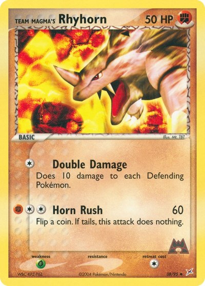 Team Magma's Rhyhorn #38 Team Magma vs Team Aqua