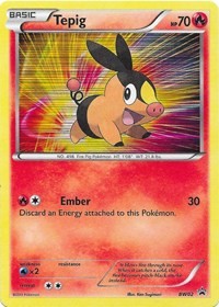 Tepig #BW02 Black and White Promos