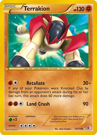 Terrakion #151 Boundaries Crossed