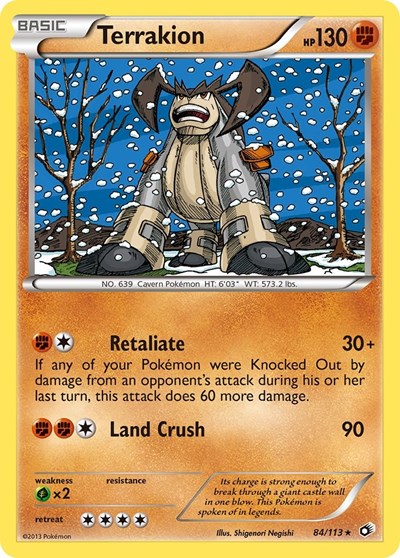 Terrakion #84 Legendary Treasures