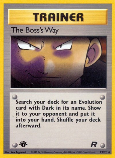 The Boss's Way #73 Team Rocket