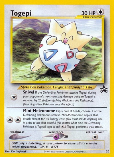 Togepi #30 WoTC Promo
