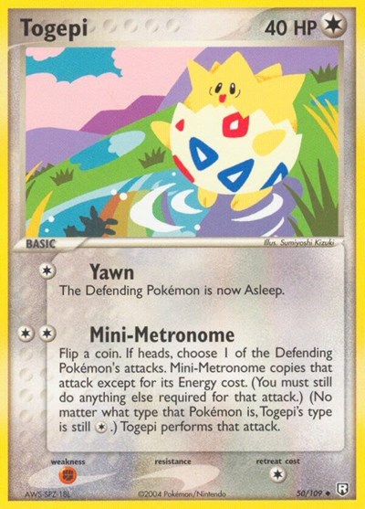 Togepi #50 Team Rocket Returns