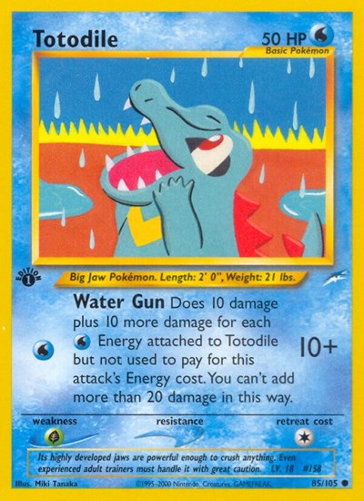 Totodile #85 Neo Destiny