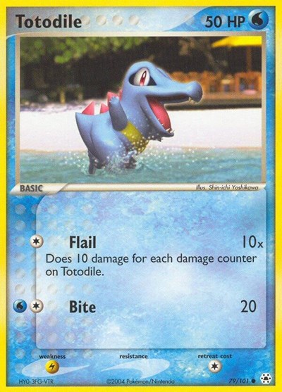 Totodile #79 Hidden Legends