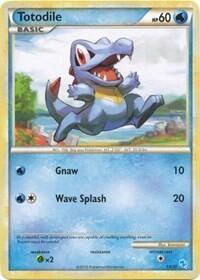 Totodile #14 HGSS Trainer Kit: Gyarados & Raichu