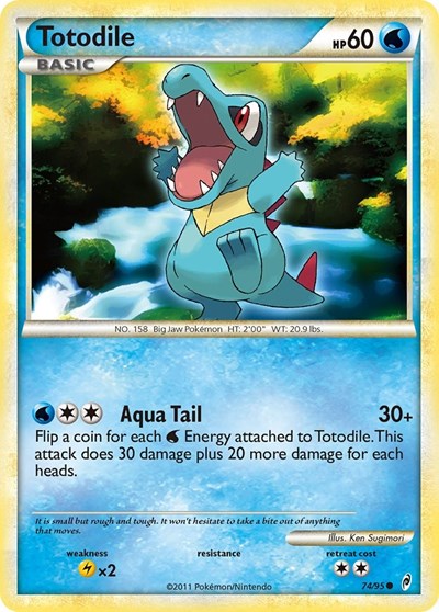 Totodile #74 Call of Legends
