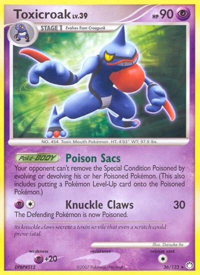 Toxicroak #36 Mysterious Treasures