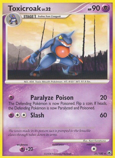 Toxicroak #31 Majestic Dawn