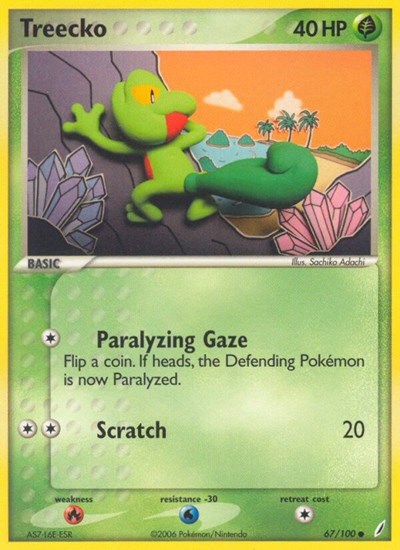 Treecko #67 Crystal Guardians