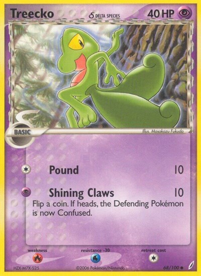 Treecko #68 Crystal Guardians
