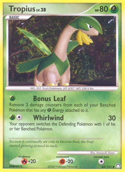 Tropius #64 Mysterious Treasures