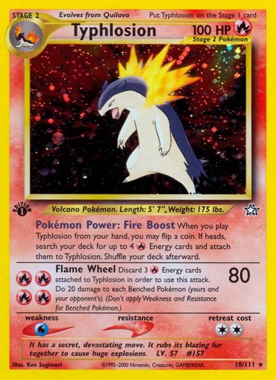 Typhlosion #18 Neo Genesis