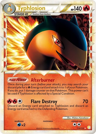 Typhlosion #110 HeartGold SoulSilver