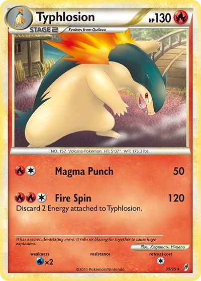 Typhlosion #35 Call of Legends