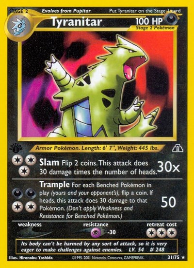 Tyranitar #31 Neo Discovery