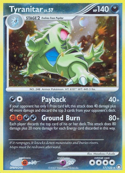 Tyranitar #17 Mysterious Treasures
