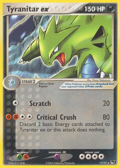 Tyranitar ex #17 POP Series 1