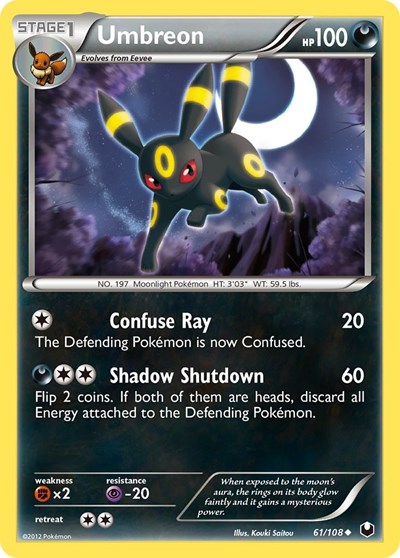 Umbreon #61 Dark Explorers