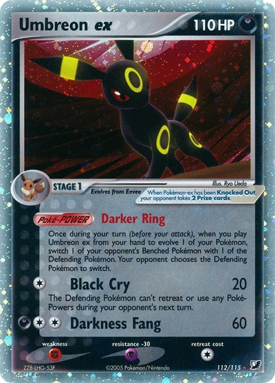 Umbreon ex #112 Unseen Forces