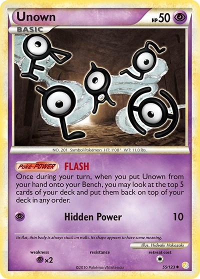 Unown #55 HeartGold SoulSilver