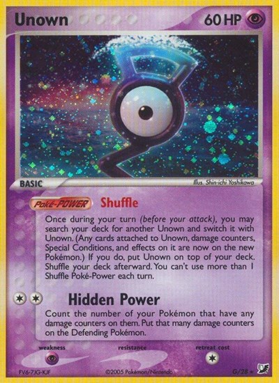 Unown #G Unseen Forces