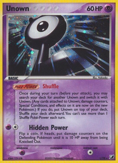 Unown #L Unseen Forces