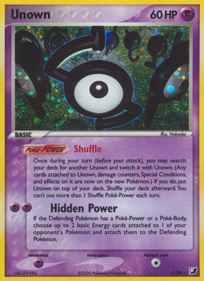 Unown #S Unseen Forces