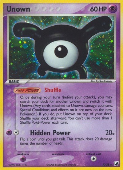 Unown #X Unseen Forces