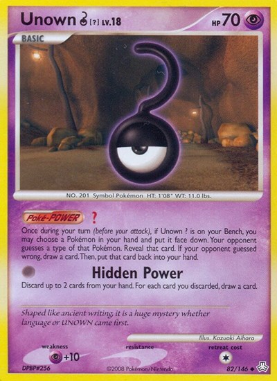 Unown #82 Legends Awakened