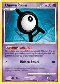 Unown [A] #65 Diamond and Pearl