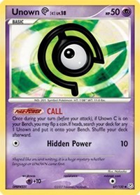 Unown [C] #67 Diamond and Pearl