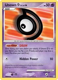 Unown [D] #68 Diamond and Pearl