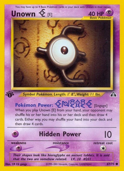 Unown [E] #67 Neo Discovery