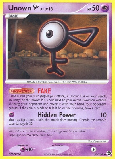 Unown [F] #56 Great Encounters