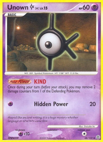 Unown [K] #68 Secret Wonders