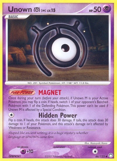 Unown [M] #66 Mysterious Treasures