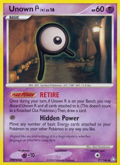 Unown #77 Legends Awakened