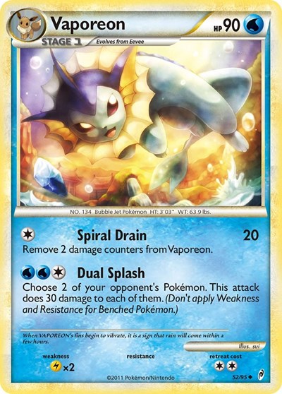 Vaporeon #52 Call of Legends