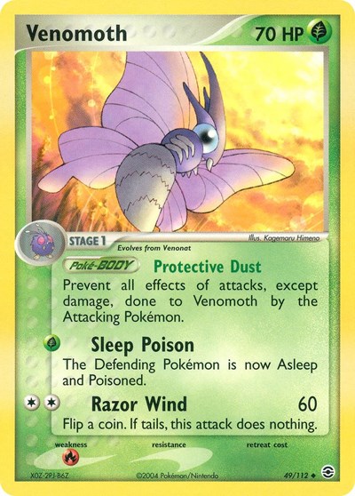 Venomoth #49 FireRed & LeafGreen