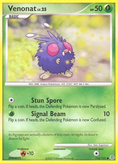 Venonat #116 Secret Wonders